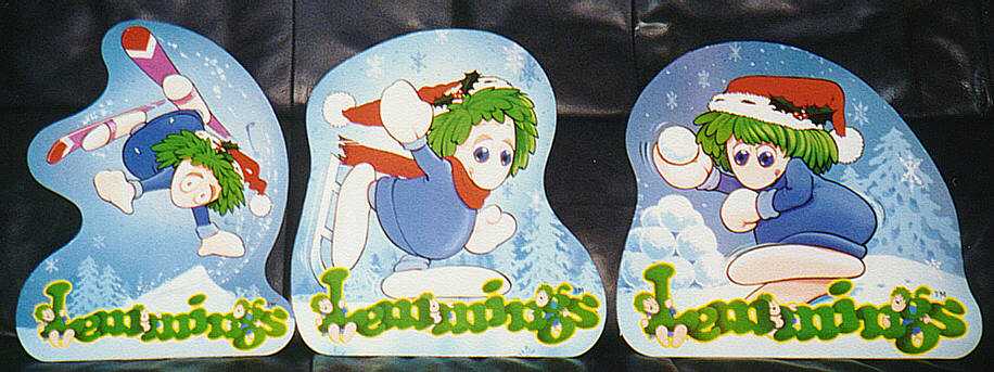 Holiday Lemmings Cutouts